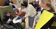 Hospital staff bring Halloween magic to patients at Golisano Children's at UK