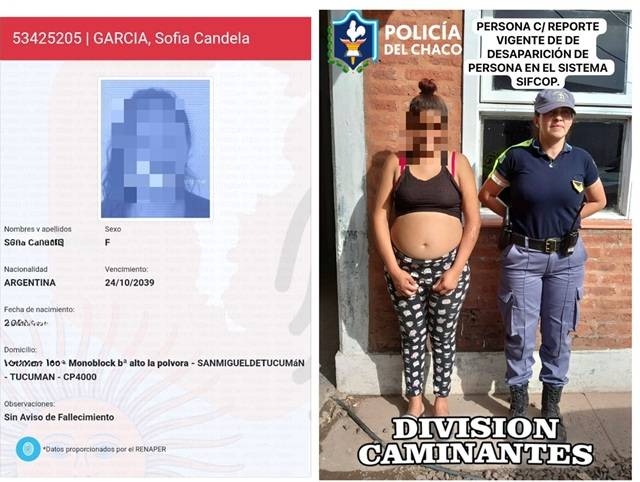 CHACO:   Demoraron A Una Mujer Para Identificarla Y Descubrieron Que La Buscaban Desde Tucuman