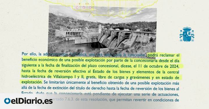 El Gobierno pedirá a Iberdrola el lucro cesante de la concesión hidroeléctrica de Zamora caducada hace un año