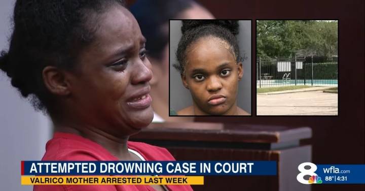 Details emerge about mom who streamed tying herself to 3 kids before hurling them in pool
