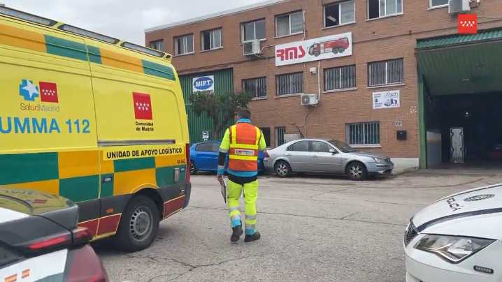 Un muerto en un accidente laboral en Valdemoro y un herido grave en otro ocurrido en la capital