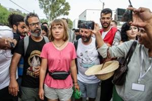 Greta Thunberg among Gaza flotilla detainees to leave Israel
