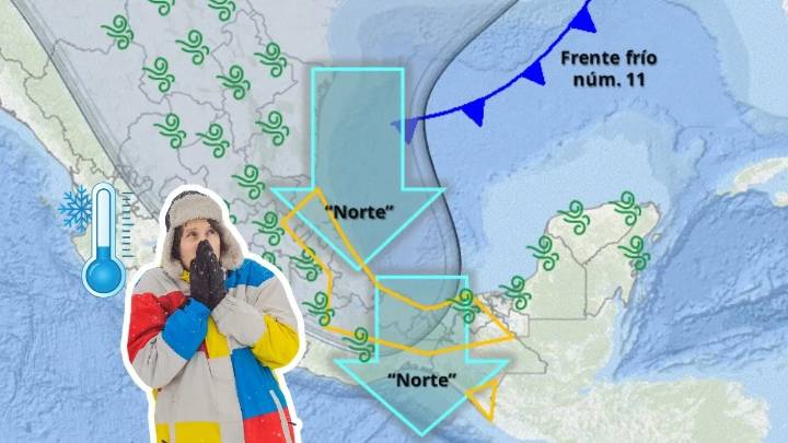 Ingresará frente frío número 11 con rachas de vientos cercanas a los 60 km por hora en Sonora