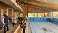 Las obras de la piscina climatizada de Alcañiz avanzan a buen ritmo: el 77% está ejecutado