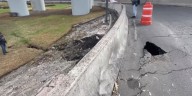 Se abre socavón en el Puente de la Concordia: esto dijeron las autoridades