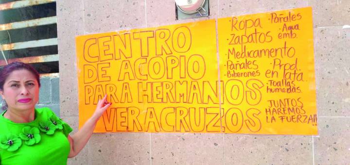 Llamado urgente: Veracruz necesita tu apoyo en centro de acopio