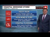 Coastal storm impacts Southern New England later Sunday, conditions expected to worsen tonight
