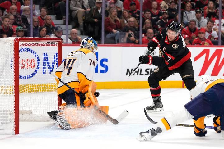 Senators’ Tkachuk leaves game, will be evaluated in loss to Panthers