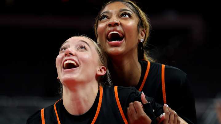 Angel Reese teases ‘something really big’ coming up with Wings’ Paige Bueckers