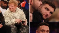 Aaron Judge, Cam Skattebo, Ed Sheeran Sit Courtside At Cavs