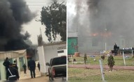 Fuerte incendio afecta Escuela PNP de Puente Piedra: bomberos atienden el siniestro
