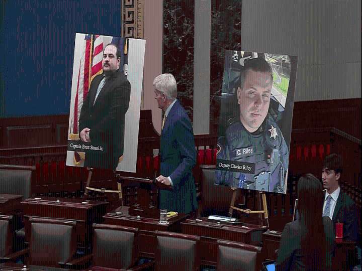 Sen. Bill Cassidy pays tribute to deputies shot at Iberville Parish courthouse