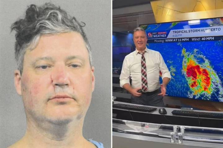 Louisiana meteorologist placed on leave by network after arrest for alleged domestic abuse