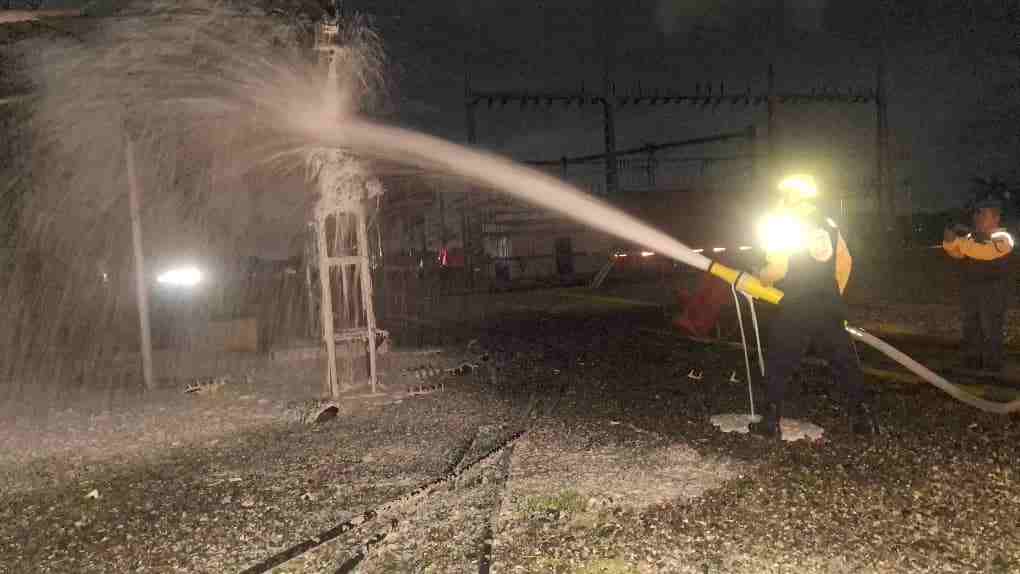 Controlado incendio en subestación eléctrica de Aragua: ¿Qué ocurrió?