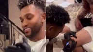 El video viral de Borja tatuando a Castaño antes de la semifinal de River por Copa Argentina