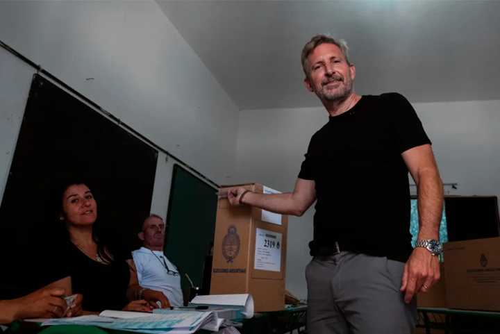 Elecciones en Entre Ríos: Votó Rogelio Frigerio