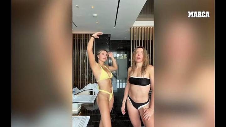 El sensual baile en bikini de Sabalenka y Paula Badosa que enamora a los fans