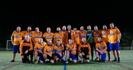 Pro-footballer joins Teesside team for special training session