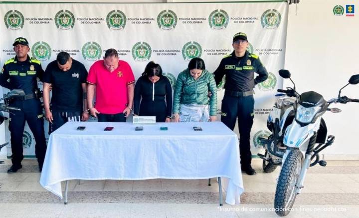 Aseguran a cuatro presuntos miembros de la red delictiva ‘Los Sureños’ por hurtos a usuarios del sistema financiero en Huila