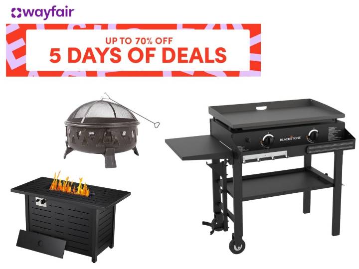 Wayfair 5 Days of Deals: Save up to 70% on outdoor essentials