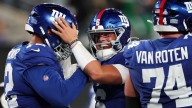 Gigante de New York contra el campeón de la NFL