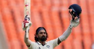 Lokesh Rahul's unbeaten century puts India in control of the 1st cricket test against West Indies