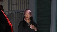 Forget a Pop of Red, Rihanna Reps a Pop of Pink
