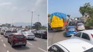 Heavy Traffic Snarls on Pune–Bengaluru Highway; Long Queues of Vehicles Stretch for Kilometers