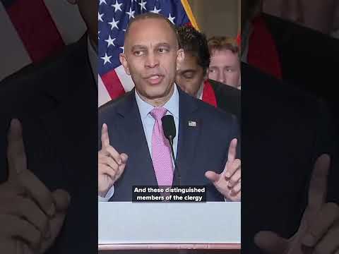 'We’re going to stand on the side of the healthcare of the American people': Hakeem Jeffries