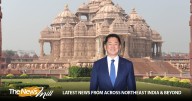 Mongolian President visits Akshardham temple in Delhi