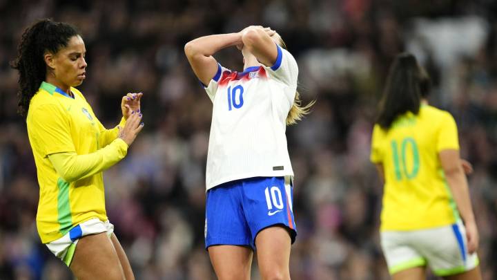 England Women 1 - 2 Brazil Women - Match Report & Highlights