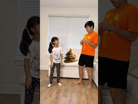 Little prankster 🥴💩 LeoNata family #shorts