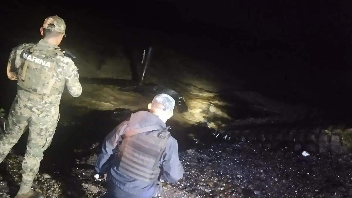 Colapsa ducto de Pemex en Xicotepec y contamina por tercera vez el río San Marcos