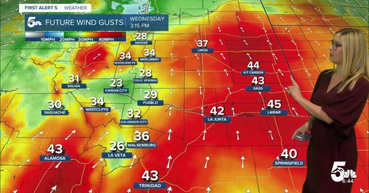 Wednesday will be windy and warm in southern Colorado