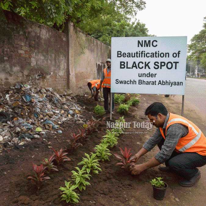 NMC to beautify 50 garbage black spots under Swachh Bharat drive