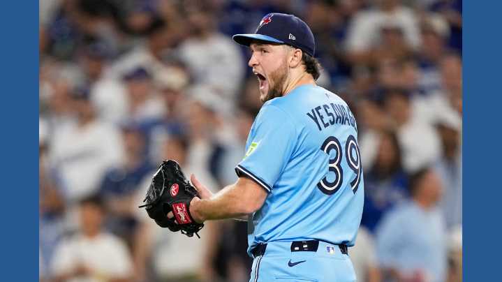 Yesavage strikes out 12 as rookie pitches Blue Jays past Dodgers 6