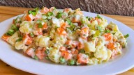 Cómo hacer ensalada rusa con mayonesa: la receta que lleva un ingrediente secreto