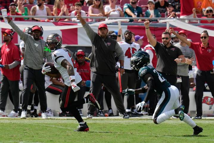 Emeka Egbuka’s first month in the NFL with the Buccaneers has been impressive