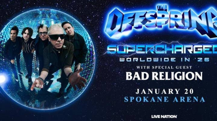 The Offspring performing at the Spokane Arena this January