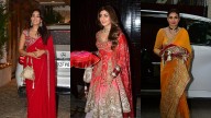 B-Town Gets Ready For Karwa Chauth Celebrations;  Shilpa Shetty, Raveena Tandon, Mira Kapoor & Geeta Basra Dazzle In Red