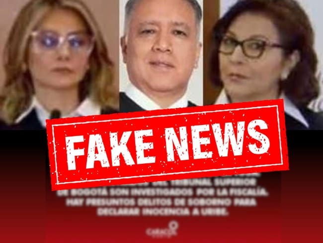 Caracol Radio alerta noticia falsa que circula en redes sociales sobre caso Uribe y Cartel de La Toga