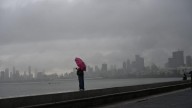 IN PHOTOS: People reach Mumbai seashores as rains lash parts of city