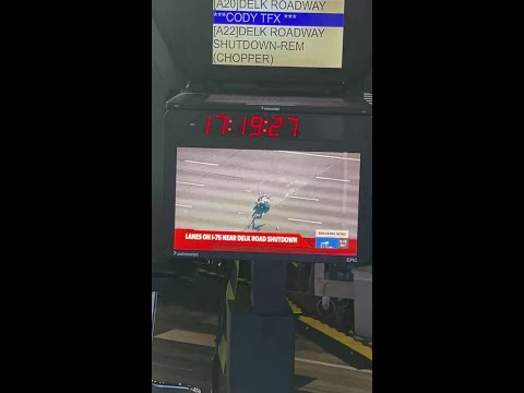 ATL Bomb Squad Robot Identifies suspicious object on I