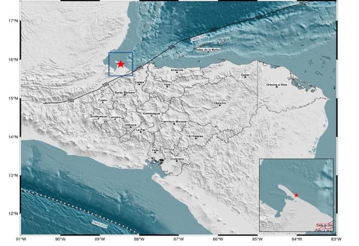 Cenaos reporta dos sismos de baja magnitud en extremos opuestos del país