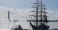 San Francisco's Fleet Week goes on despite federal shutdown, with help from Canada and Colombia