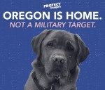 Portland puppy party protest says 'paws off' to DHS secretary