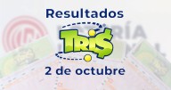 Resultados del Tris de hoy 2 de octubre del 2025. Ve aquí los números ganadores