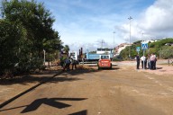 El Ayuntamiento de Palos de la Frontera comienza rápidamente los desperfectos ocasionados por las lluvias en Mazagón