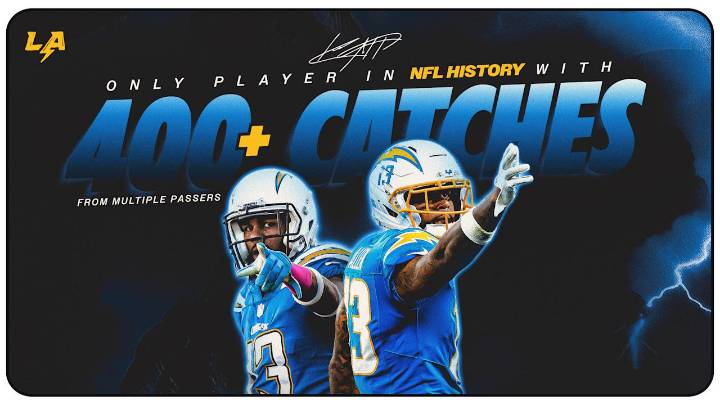 Chargers Wide Receiver Keenan Allen Joins Exclusive 400
