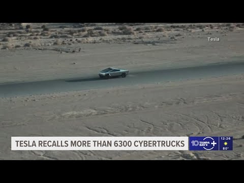 Tesla recalls more than 63,000 Cybertrucks because the front lights are too bright